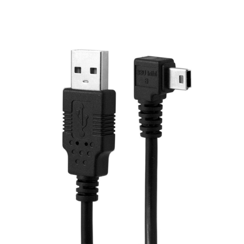 3M Mini USB B Type 5pin Male Right Angled 90 Degree to USB 2.0 Male Data Cable gallery