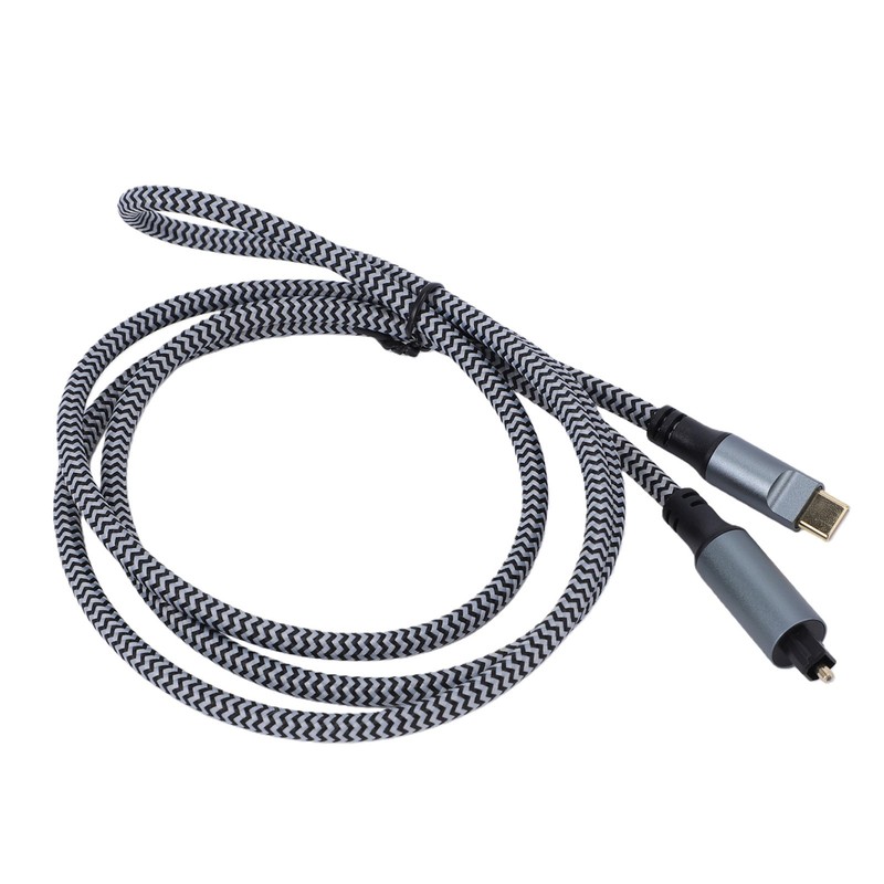 USB C To Optical Cable Type C To SPDIF Digital Aux Cord For Smartphone 3.94ft gallery