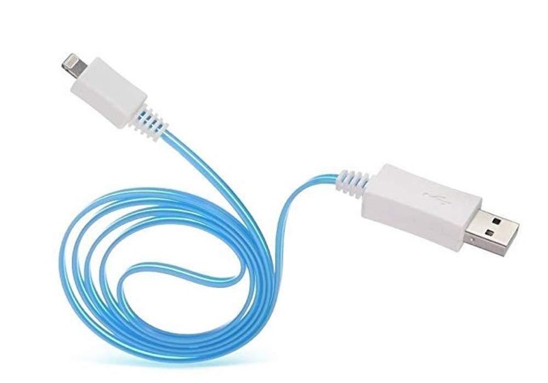 3ft LED el light-up data sync USB charger cable FOR apple iPhone 8 7 6 plus 5s X gallery