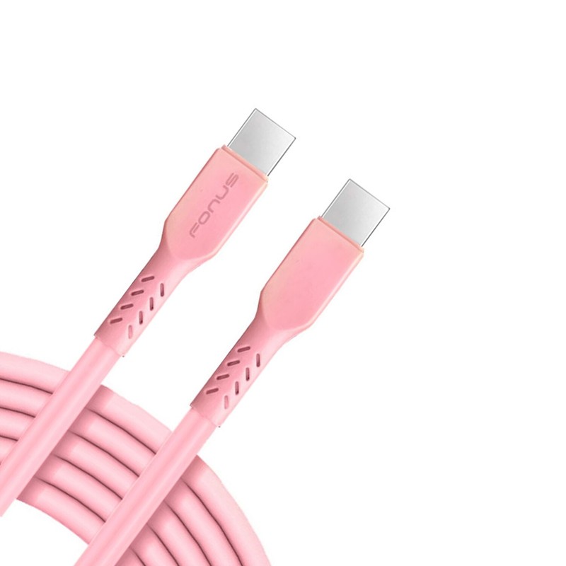 For Galaxy A03S/A04E/A05 USB-C to Type-C Pink 10ft Long Cable PD Fast Charger
