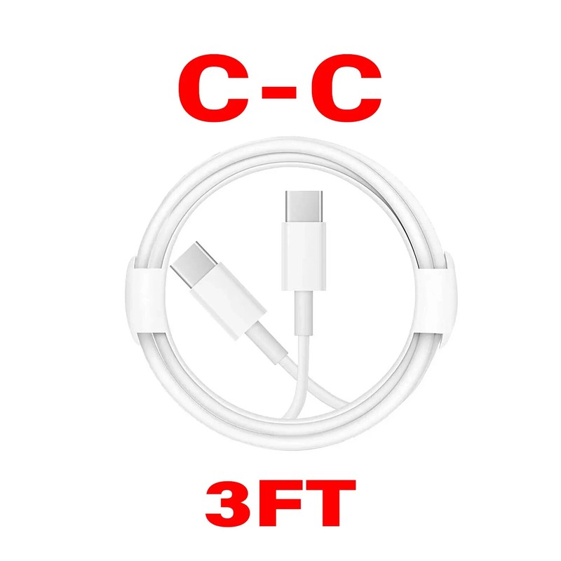 pack of 2 USB-C to USB-C Cable Fast Charge 60W Cord For iPhone16/15/Plus/ProMax gallery