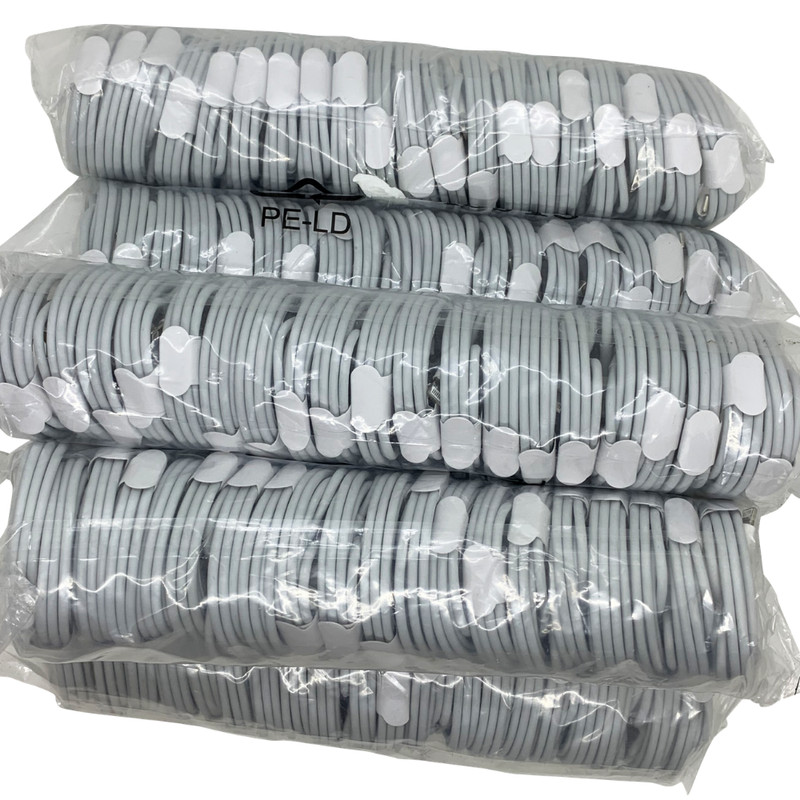 100-PACK USB Charger Cable Fast Charging Cord For iPhone 14 13 12 11 XR 8 SE LOT gallery