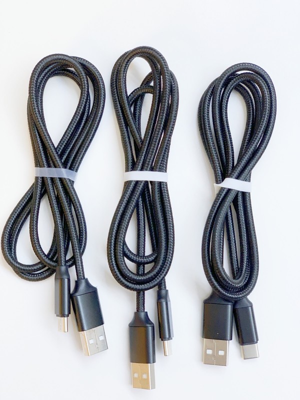 3 Pack 3ft Braided Heavy Usb Cable Charging Cord For Type C SAMSUNG S9+/NOTE8/9 gallery
