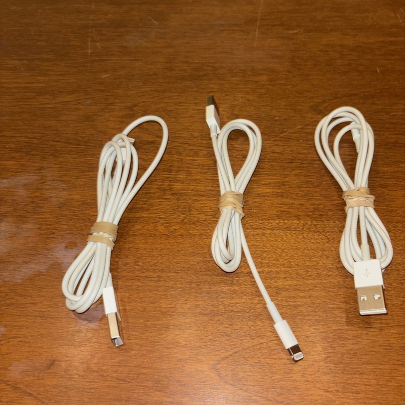 iPhone Charger usb cable, fits iphone xs, 11-14 and pro models LOT OF 3 🔥