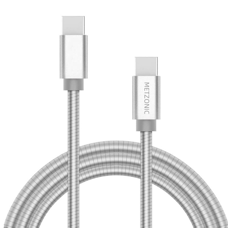USB C Cable 6.6ft, Type C to Type C Metal Braided Charging Cable PD 65W Fast …