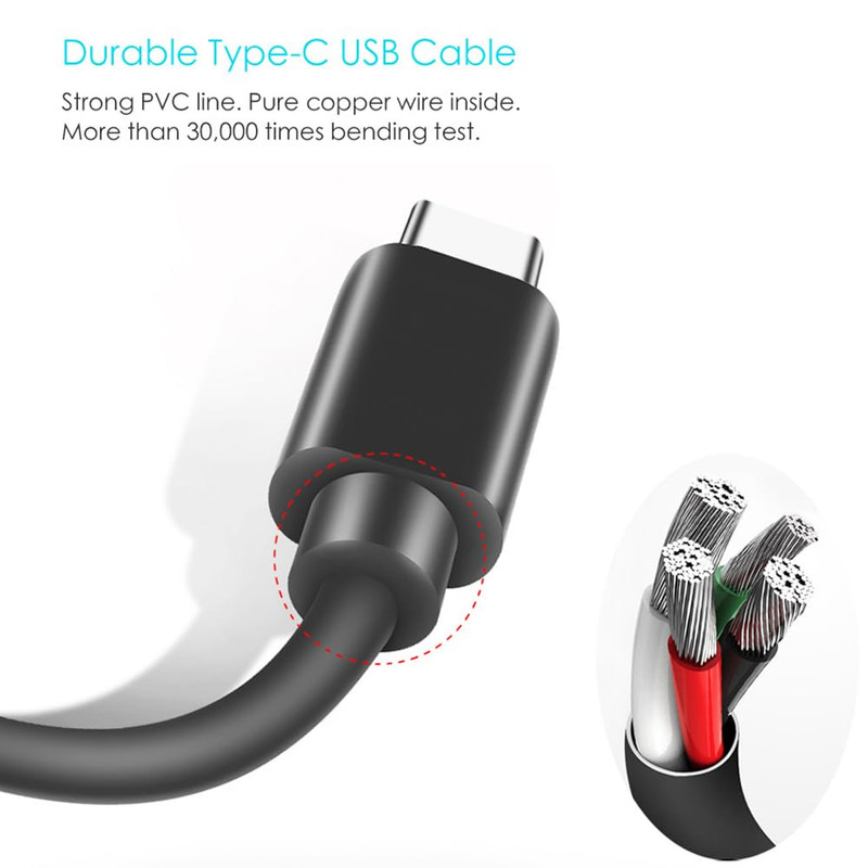5-Foot USB C Cable FAST Charger C-Cable, Suitable Compatible with Stylus 5G, Tm gallery