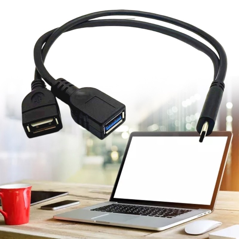 Flexible USB 3.0 Type C Female Adapters Cable 30CM for External Device Linking gallery
