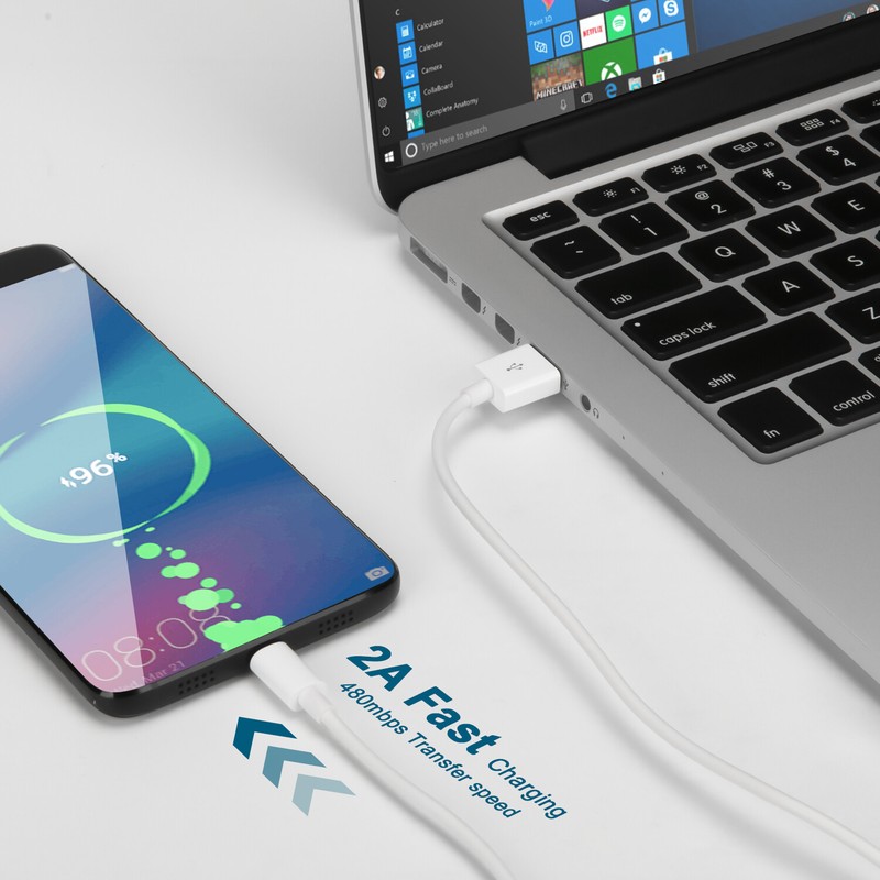 1meter 3ft Reversible Micro USB Cable Double Sided Charging for android phones gallery