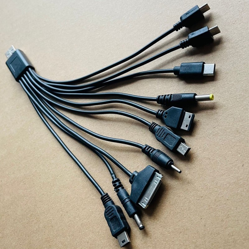 10 In1 All In 1 Micro USB Multi-Cable Charger Charging Cable For Mobile Phone gallery