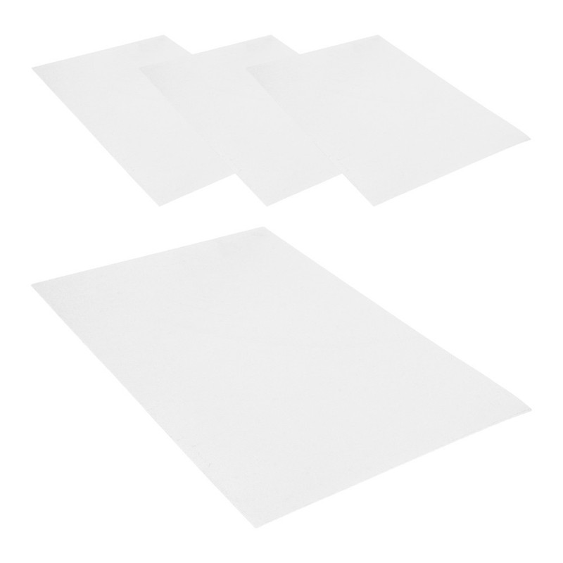4Pcs White Sublimation Aluminum Blanks for Industrial Custom Metal Sign Printing gallery