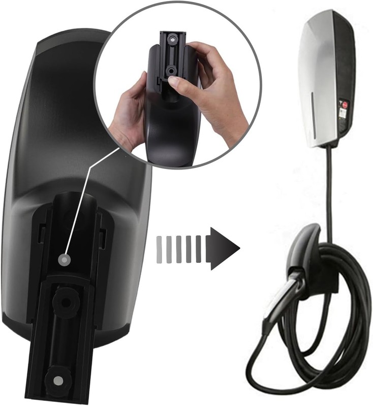 Tesla Charging Cable Organizer Wall Mount Connector Holder with Chassis Bracket gallery