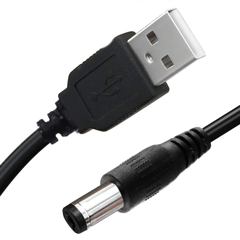 USB DC 5V to DC 5V Cable – USB to 5V Voltage Power Supply Cable with DC Jack …