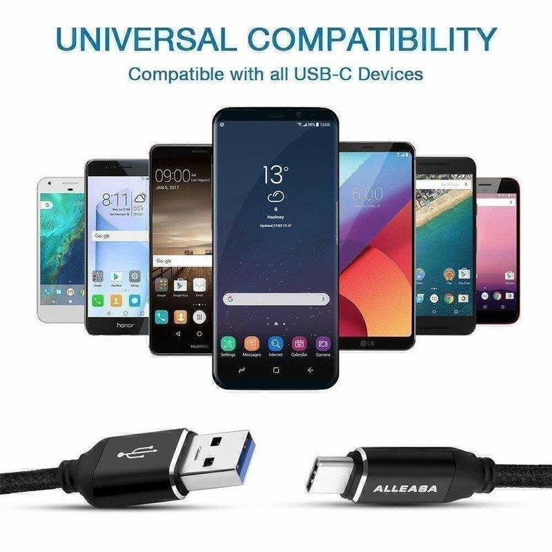 USB A to Type C Fast Charger Cable 3A For Samsung Mobile Phone Lead USB C Cable gallery