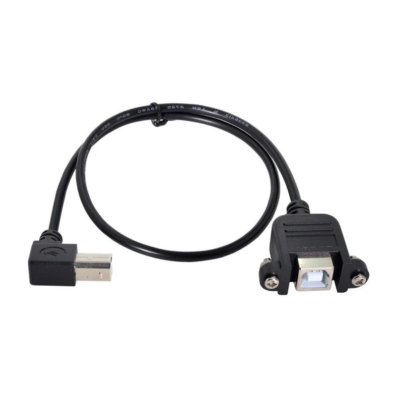 Usb 2.0 Type B Printer Scanner Hard Disk Extension Data Cable With Screws For Pa gallery