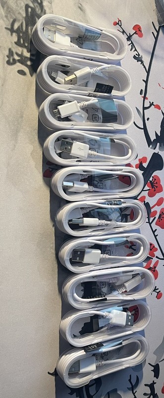 **10-Pack Micro USB Fast Charger Data Charging Cable For Samsung Galaxy Android!