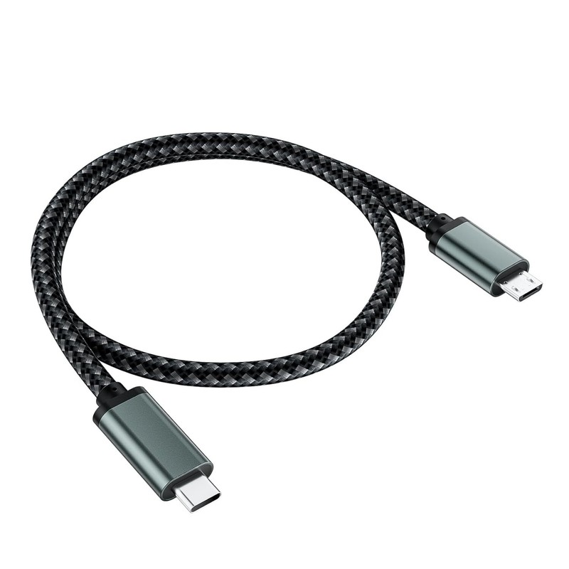 USB Type C to Micro USB Charger Cable Supports OTG Dast Sync for MacBook Pro Air gallery