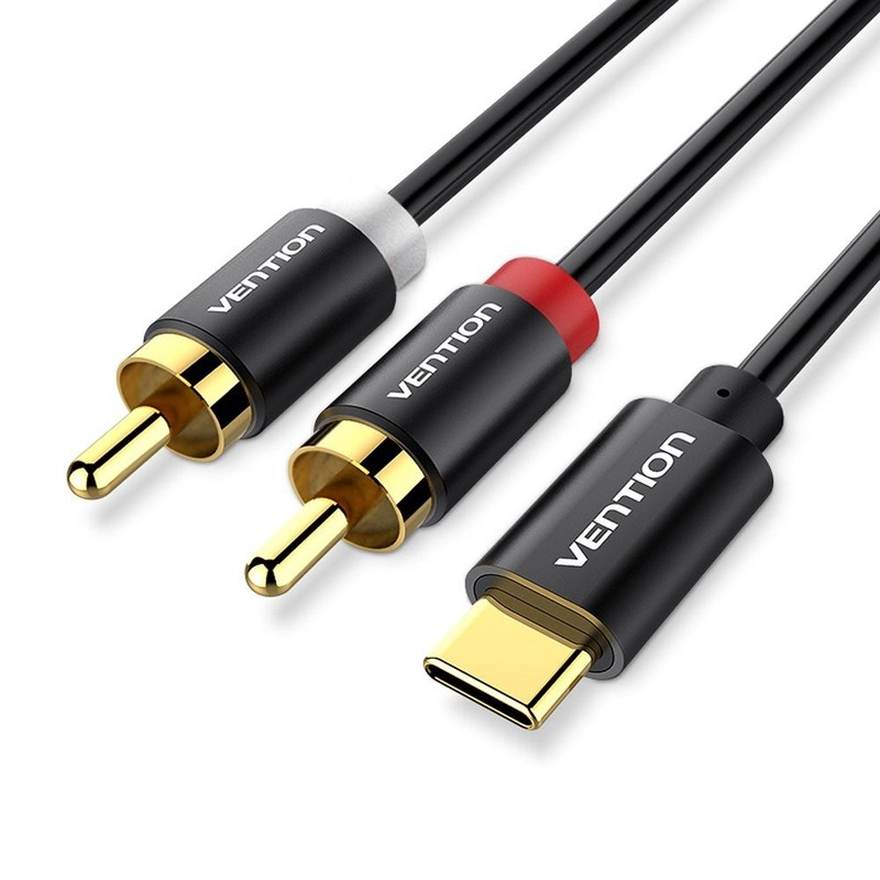 VENTION USB C RCA Audio Adapter Cable 5ft Type C to Dual Stereo Cord