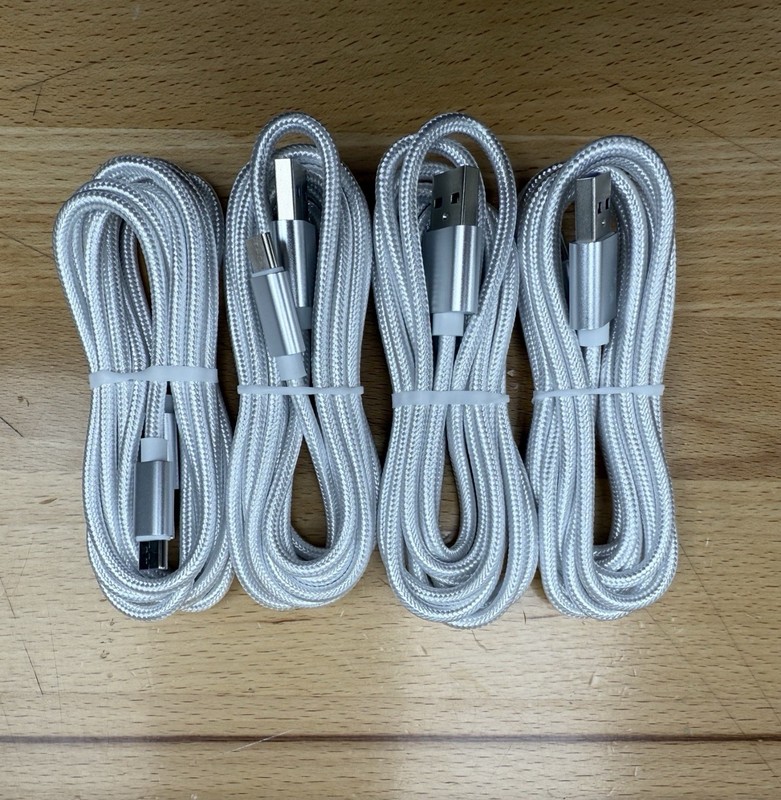 4X Cable USB-C 6FT Carga Rápida para Samsung S24 y S23 FE gallery