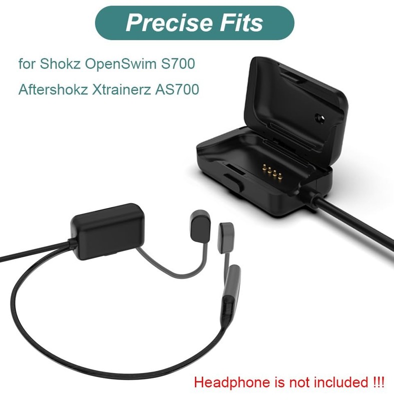 Charger for Shokz OpenSwim S700 / Aftershokz Xtrainerz AS700 gallery