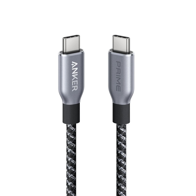 Anker Prime USB-C to USB-C Cable (3ft, 240W, Upcycled-Braided)