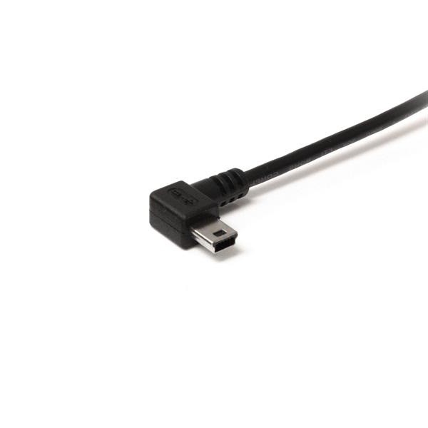 USB 2.0 A to Mini B Right Left Up Down Angle Male Cable Adapter Charger Short AU