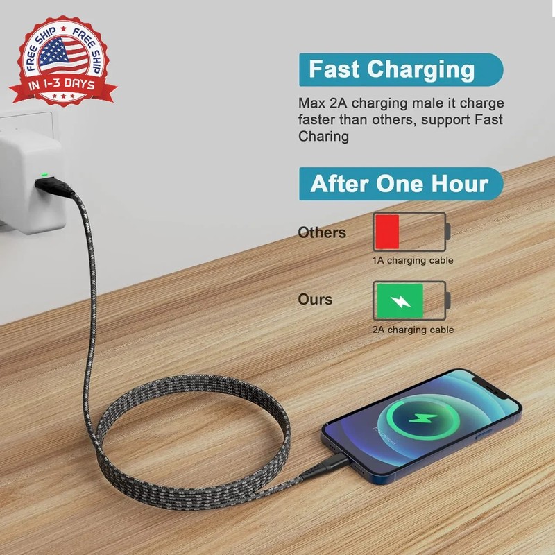 Long iPhone Charger Cord 20FT (6M) [Apple MFi Certified] Extra Long iPhone Cable gallery