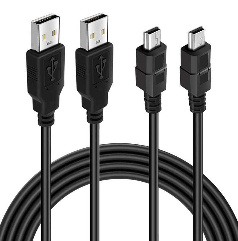 10Ft Mini USB Cable, 2 Pack 10Ft USB 2.0 to Mini B Charger Cable Charging Data C gallery