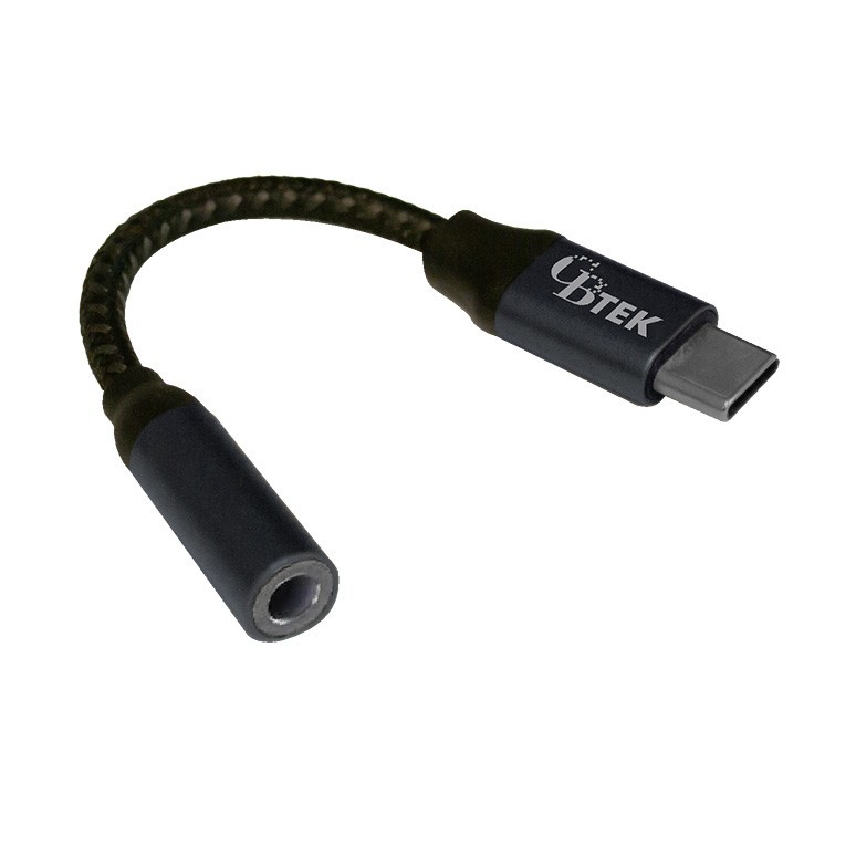 CBTEK Type C Audio Jack Adapter Cable - Black gallery