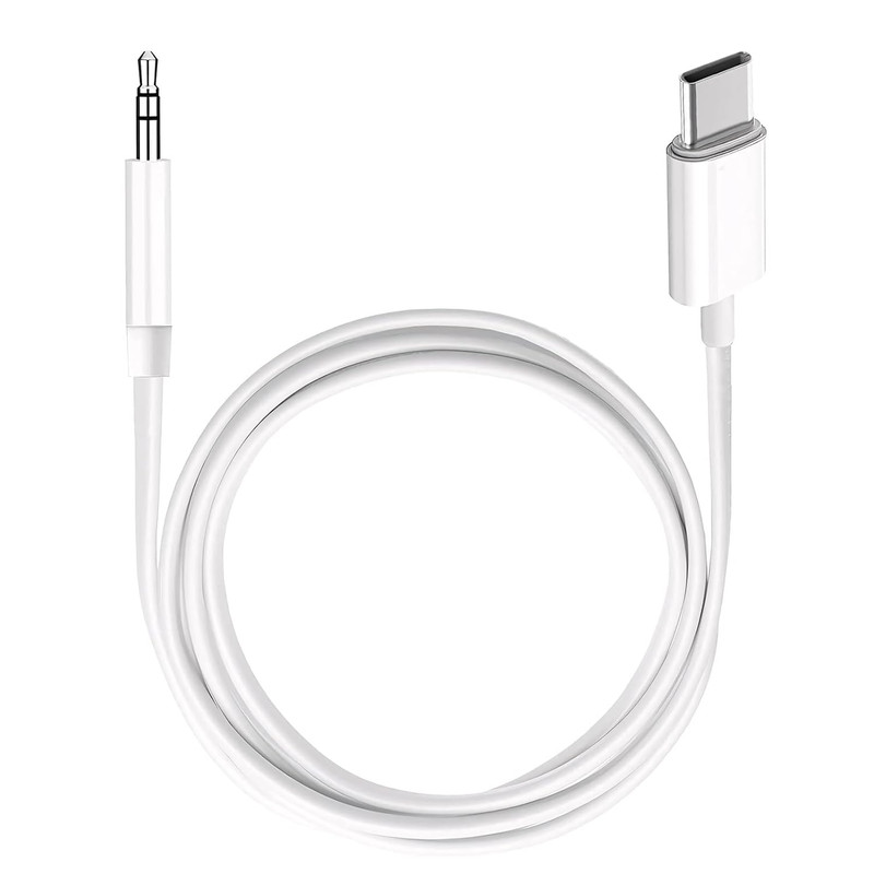 Cable USB C a conector auxiliar de audio de 3,5 mm, 1 m