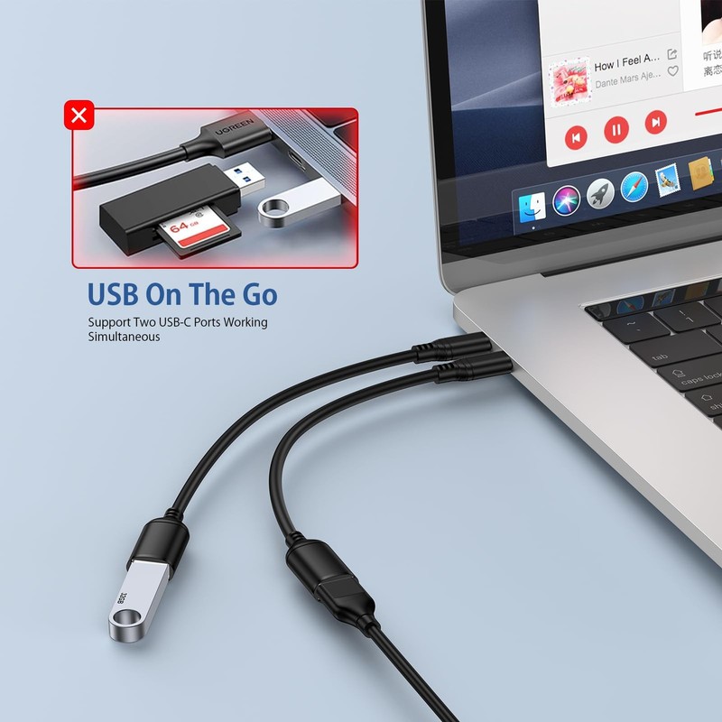 USB to USB C Adapter Cable Type C OTG Cable for iPhone 17e 17 Pro Max 17Pro 1... gallery
