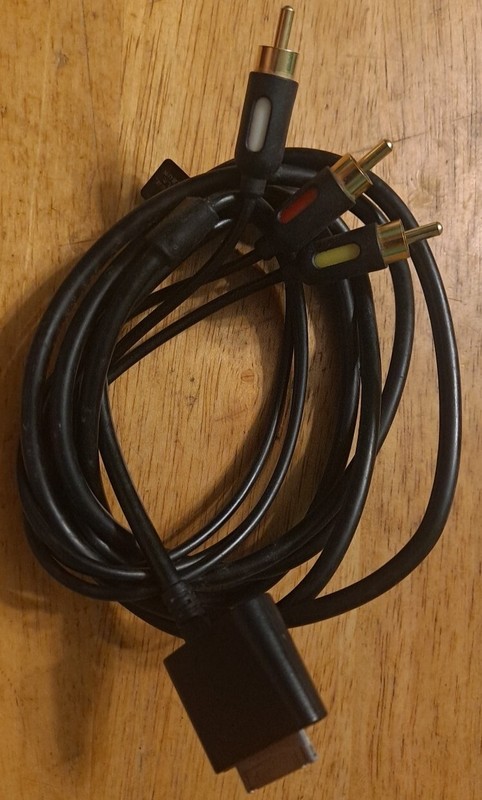 Logitec LHC-RUi01 RCA AV audio video Cable Connects To iPhone iPod