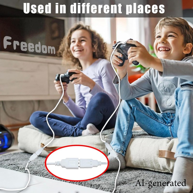 5 PCS 3ft White USB Extension Cable USB A 2.0 Male To Female Extender Cord gallery