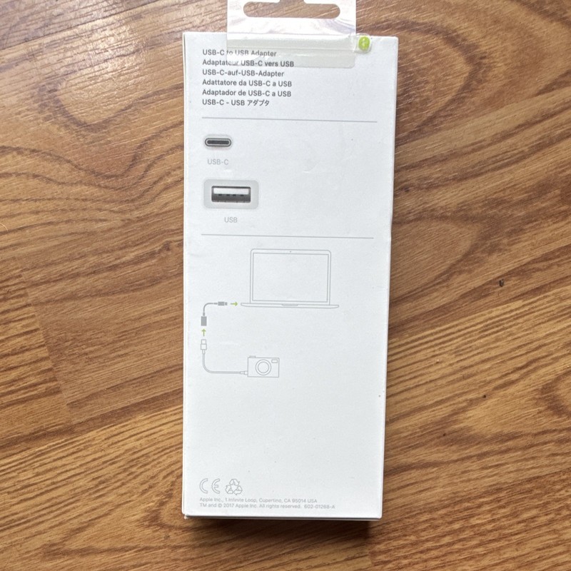 Apple USB-C Adapter USB-C to USB 2-Port Plain Finish for Mac White gallery