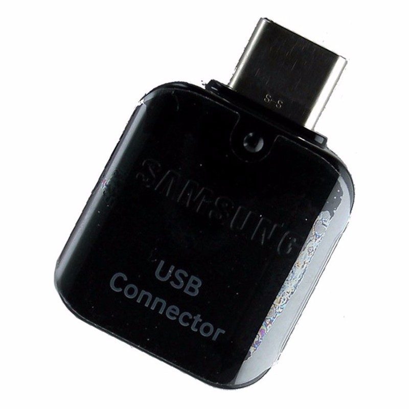 Samsung OEM On-The-Go OTG (USB) to (USB-C) Adapter – Glossy Black
