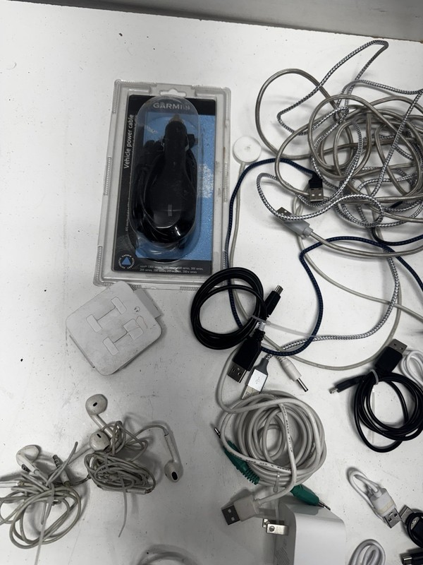 Large 30+ Lot of Apple Samsung Chargers, Adapters, Headphones and More gallery