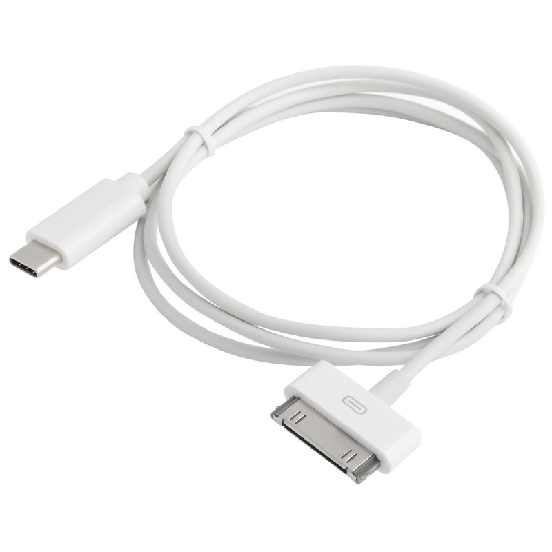 Kabeldirekt 30-Pin to USB C Adapter Cable for Iphone 4S/4/3G/3/1, Ipad 3/2/1, Ip gallery