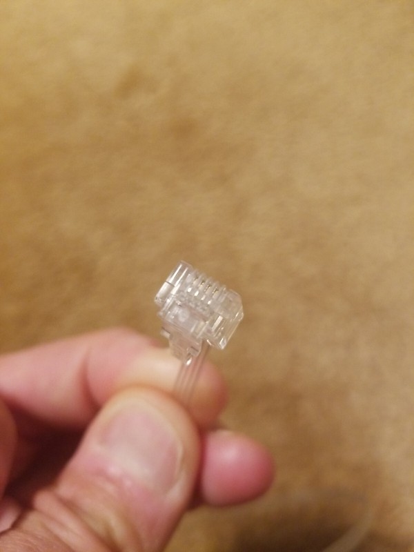 Retractable Phone Cable 8ft NEW RJ11 *SHIPS SAME DAY* gallery