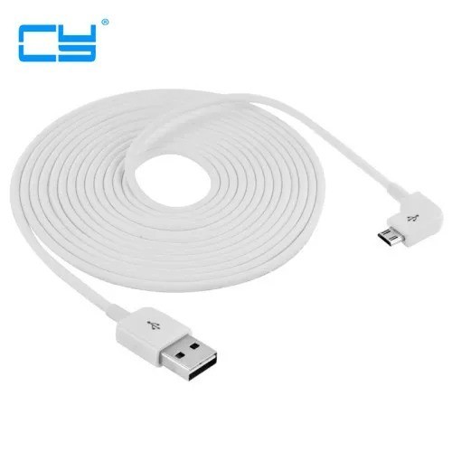 90° Short Micro USB Cable 2A Fast Charging & Sync Data Cord
