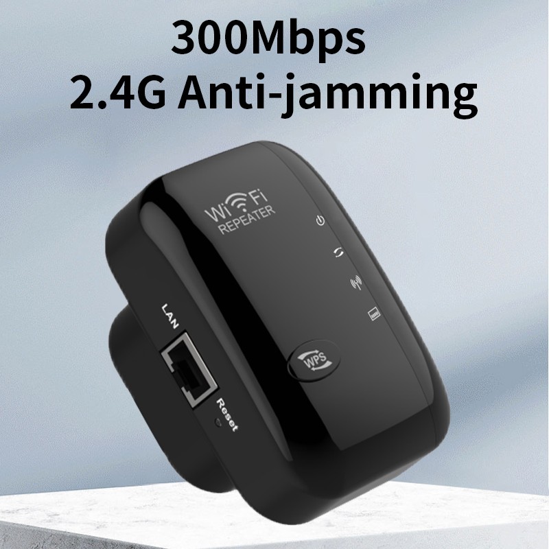 WiFi Signal Extender Range Repeater Booster Internet Amplifier 300Mbps US Plug gallery