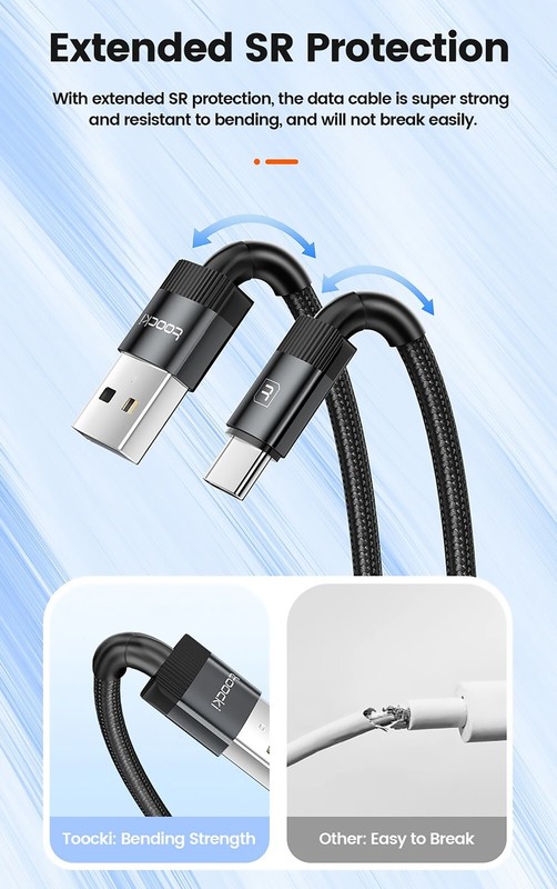 3A Fast Charging Data Transfer USB Type C Cable/QC3.0 Protocol for Fast Charging gallery