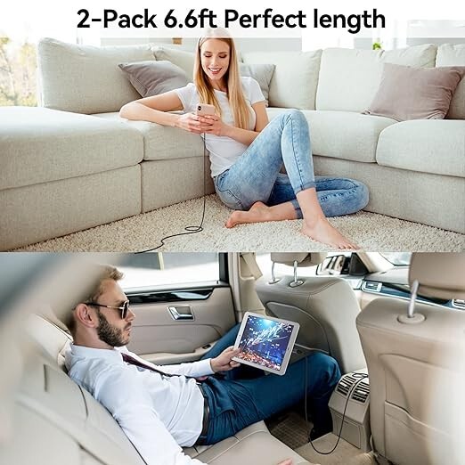 Durable Nylon Braided 100W 5A USB C Cable PD Fast Charger gallery