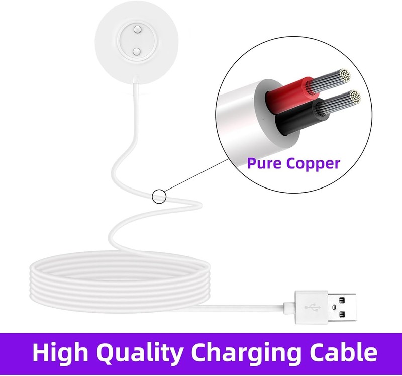 Only-12mm Magnetic USB Rose Charger Cable, Replacement Charging Cord for Bluetoo gallery