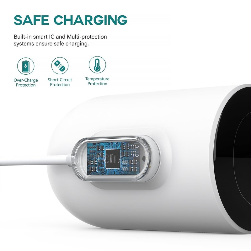 10ft Indoor Magnetic Charging Cable for Arlo Ultra & Pro 3 4 5 - Fast & Reliable gallery