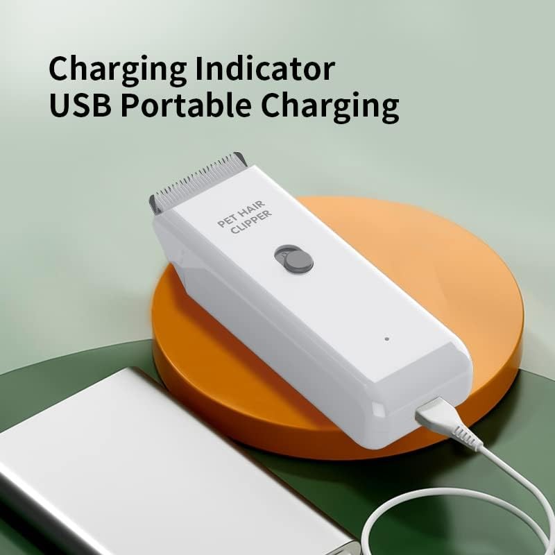 Replaceable Charging Cable& Standard Size Ceramic Blade Set,Pet Dog Hair Clipper gallery