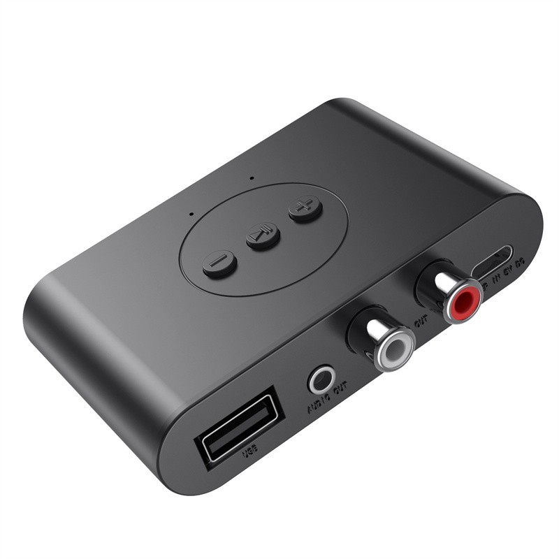 Bluetooth-Compatible 5.2 Receiver 3.5mm Jack Aux To 2 Rca Audio Stereo Adapter gallery