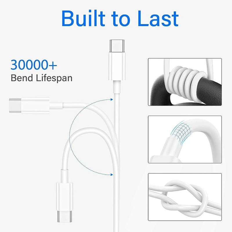 Wholesale LOT Type-C to Type-C Fast Charging Cable - Quick Data SYNC Cable gallery