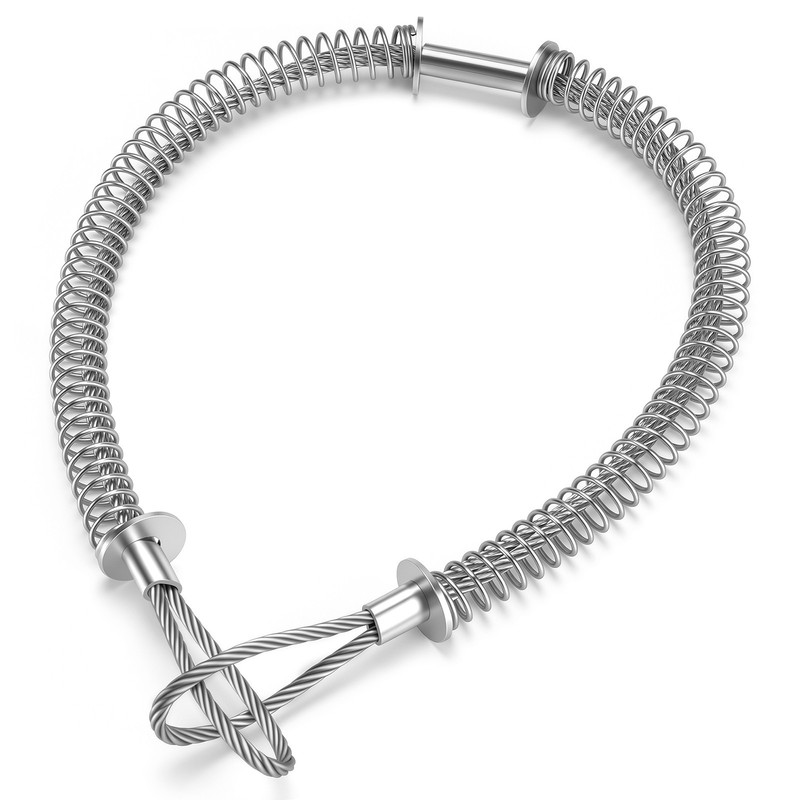 Hose Restraint Safety Cable 50cm – 1/8" Steel Wire for Air Oil Hydraulic Lines gallery