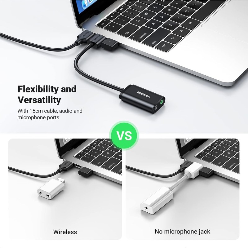 Versatile USB Audio Adapter for Windows, Mac & Linux with Stunning Sound Quality gallery