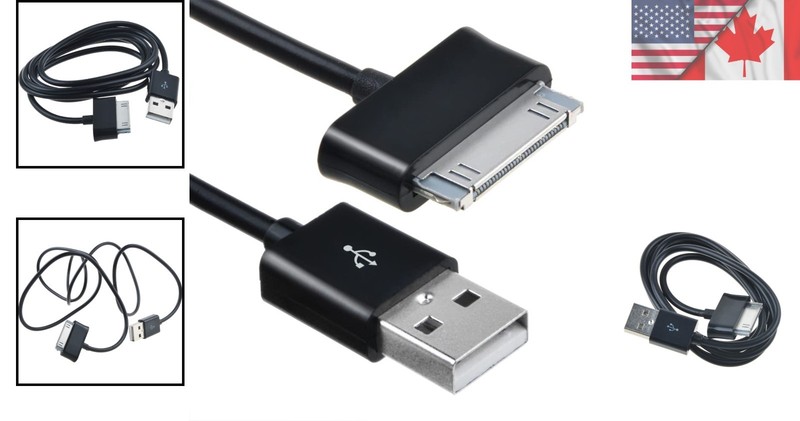 30-Pin USB Charging Cable for Tablets - 6ft with Safety Protection Features gallery