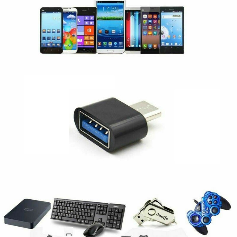 2Pcs OTG Converter Micro USB Male to USB 2.0 Adapter For Android Tablet Phone zz gallery